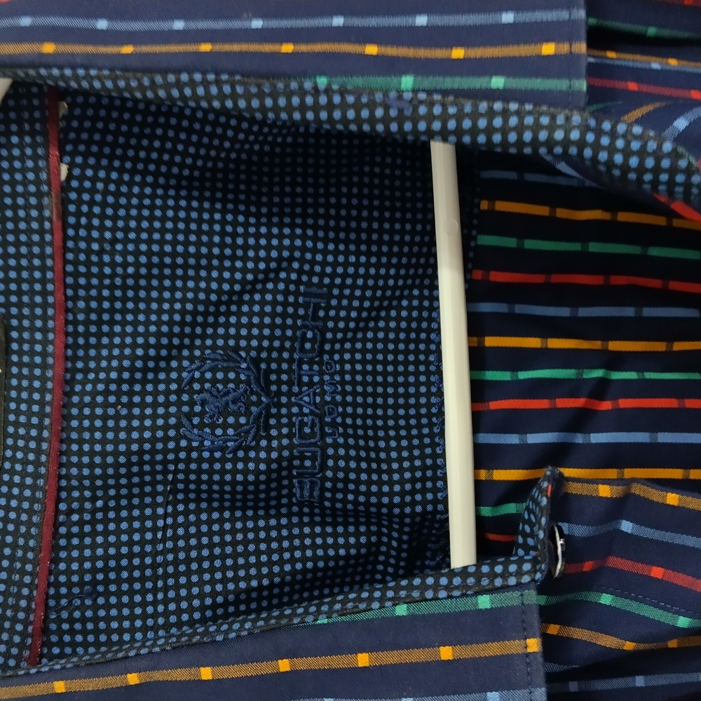 Colorful Striped Button-Up Shirt - Picture 4 of 10